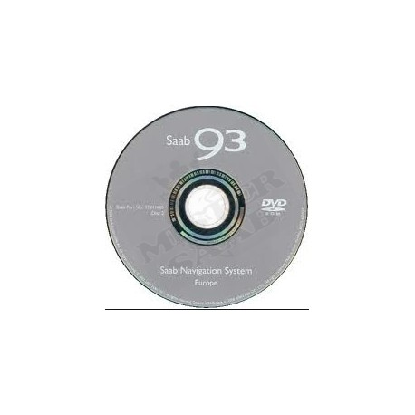 pack 3 DVD GPS Saab 9.3v2 2018 Europe Denso