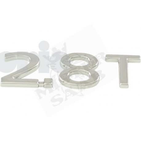 Inscription "2.8 T" Saab 9.3v2