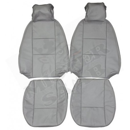 Housses Siege Voiture Cuir Pour Saab 9-7X 9-5 9-3 9-3X 9-4X, Ensemble  Complet Couvre-siège Avant Et ArrièRe Coussins Housse Protection SièGe