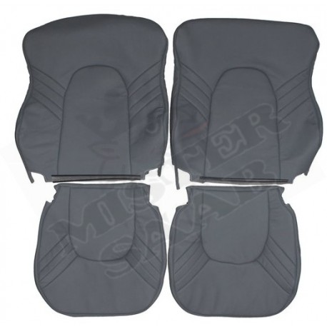 housses cuir sièges avant saab 9000 aero